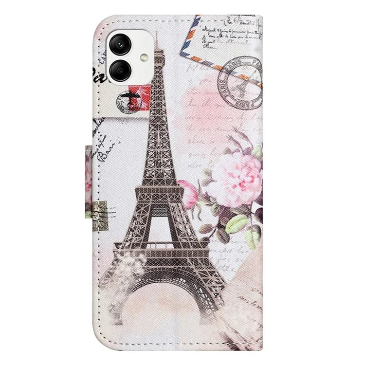 For Samsung Galaxy A05 4G Leather Case Pattern Printed Wallet Stand Phone Cover