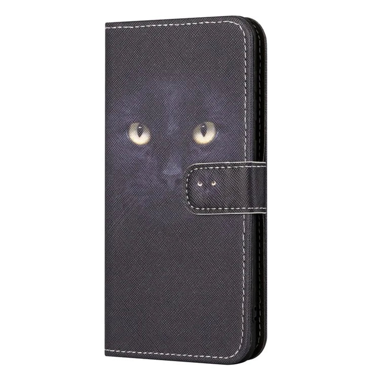For Samsung Galaxy A15 5G Leather Case Pattern Printing Protective Wallet Phone Cover