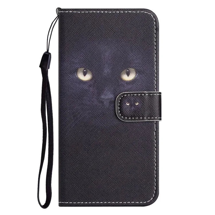 For Samsung Galaxy A15 5G Leather Case Pattern Printing Protective Wallet Phone Cover