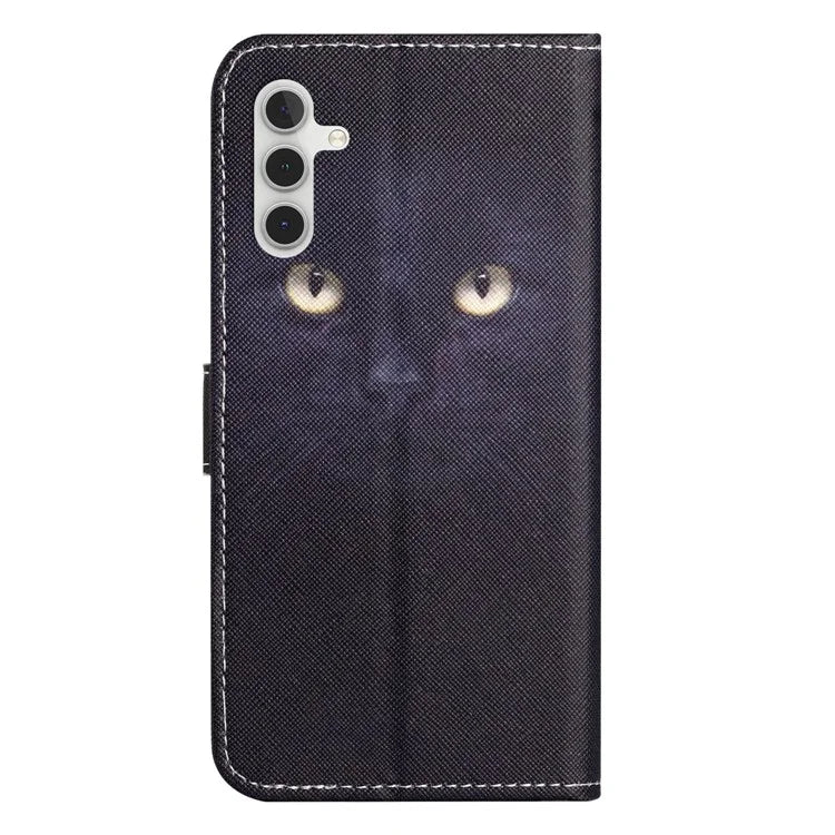 For Samsung Galaxy A15 5G Leather Case Pattern Printing Protective Wallet Phone Cover