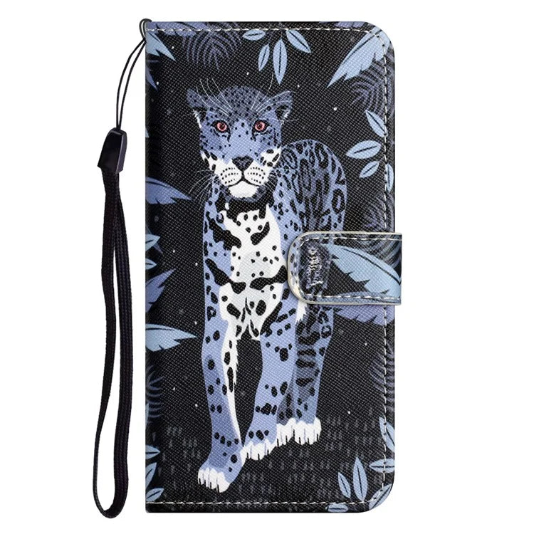 For Samsung Galaxy A15 5G Leather Case Pattern Printing Protective Wallet Phone Cover