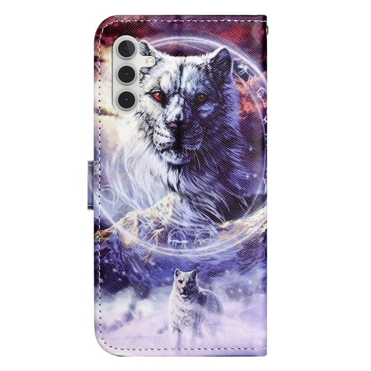 For Samsung Galaxy A15 5G Leather Case Pattern Printing Protective Wallet Phone Cover