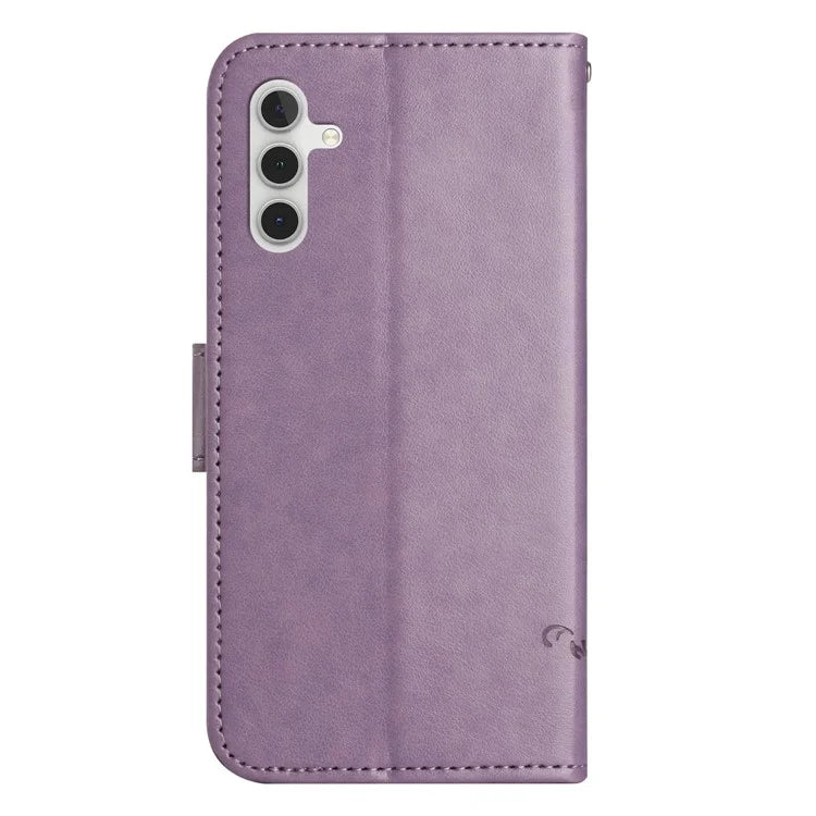 For Samsung Galaxy A15 5G Shockproof Case Imprinted PU Leather Wallet Phone Cover