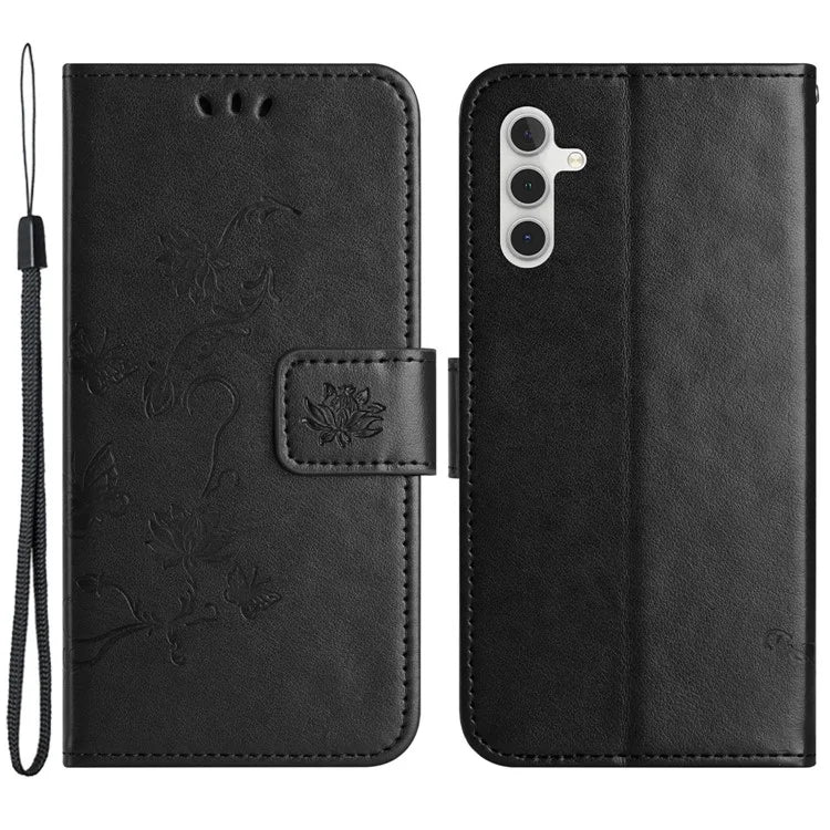 For Samsung Galaxy A15 5G Shockproof Case Imprinted PU Leather Wallet Phone Cover