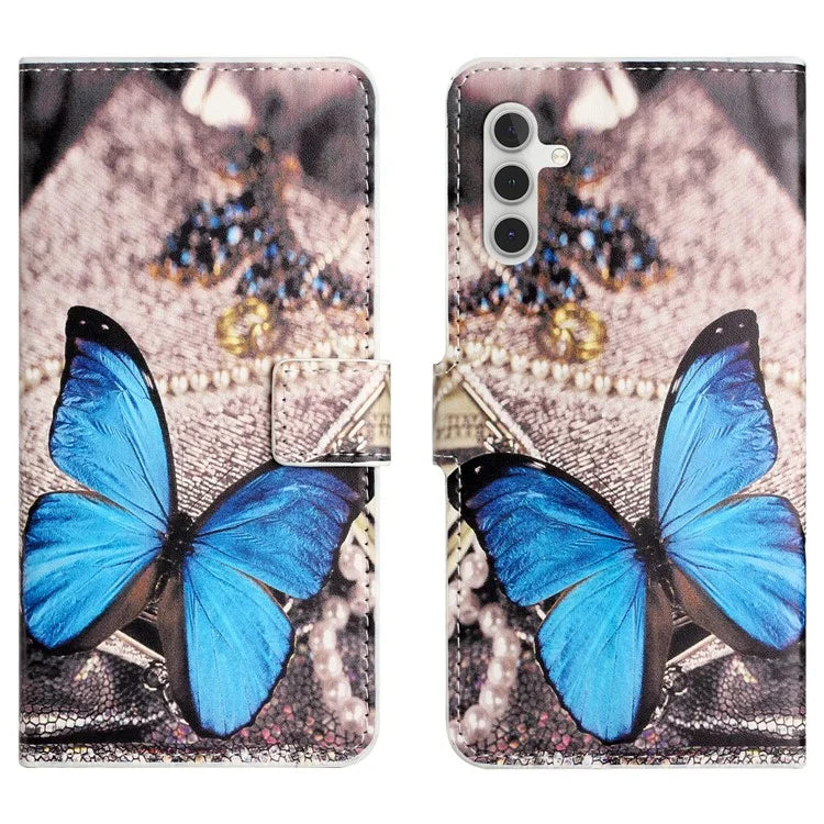 For Samsung Galaxy A15 5G Case with Wallet PU Leather Shockproof Phone Case