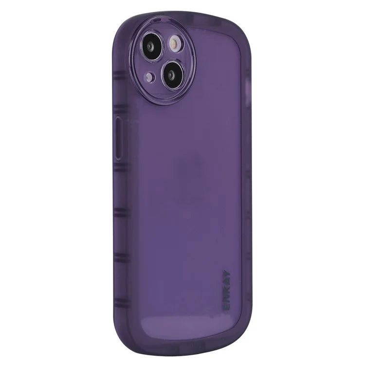 ENKAY HAT PRINCE For iPhone 15 Matte Phone Case TPU Four Corners Protective Cover