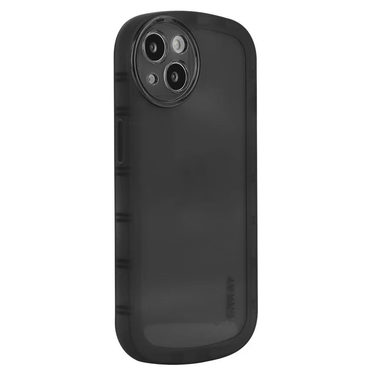 ENKAY HAT PRINCE For iPhone 15 Matte Phone Case TPU Four Corners Protective Cover