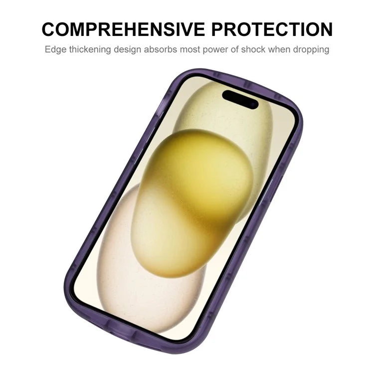 ENKAY HAT PRINCE For iPhone 15 Plus TPU Phone Case Corner Thickening Matte Cover