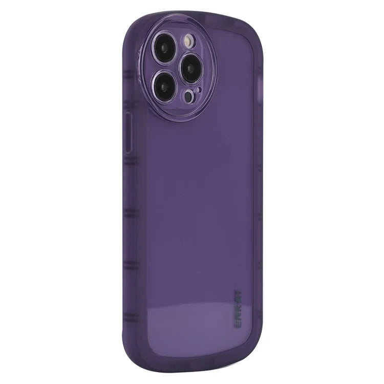 ENKAY HAT PRINCE For iPhone 15 Pro Max Matte Phone Cover Corner Cushion TPU Case
