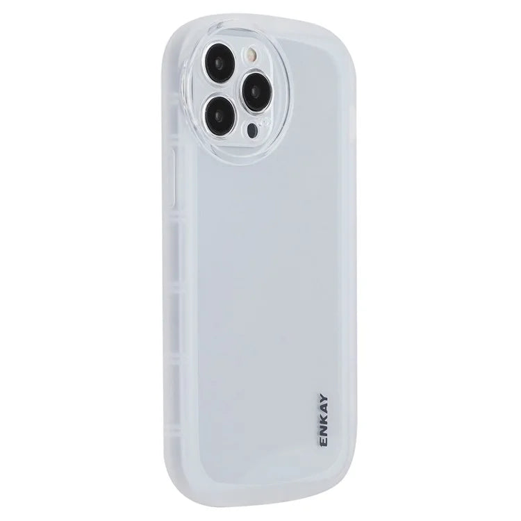 ENKAY HAT PRINCE For iPhone 15 Pro Max Matte Phone Cover Corner Cushion TPU Case