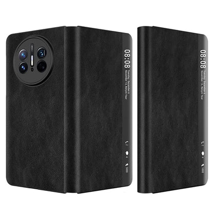 For Huawei Mate X5 Leather Case View Window Auto Wake / Sleep Phone Cover