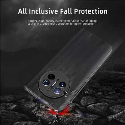 For Huawei Mate X5 Leather Case View Window Auto Wake / Sleep Phone Cover