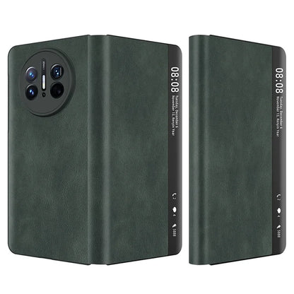 For Huawei Mate X5 Leather Case View Window Auto Wake / Sleep Phone Cover