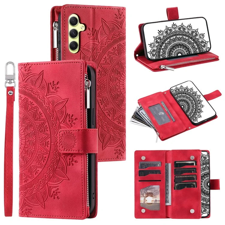 For Samsung Galaxy A05s 4G Case Phone Cover Wallet PU Leather Stand Shell with Strap