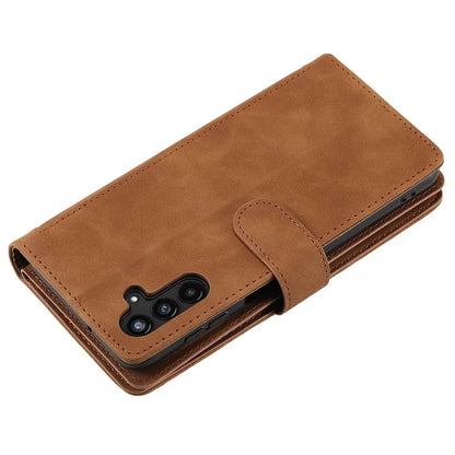 For Samsung Galaxy A05s 4G Cell Phone Case 9 Card Slots Phone Cover Zipper Leather Wallet
