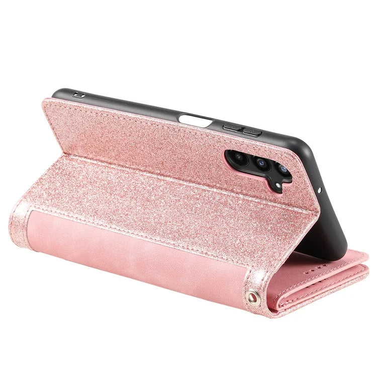 For Samsung Galaxy A05s 4G Cell Phone Case 9 Card Slots Phone Cover Zipper Leather Wallet