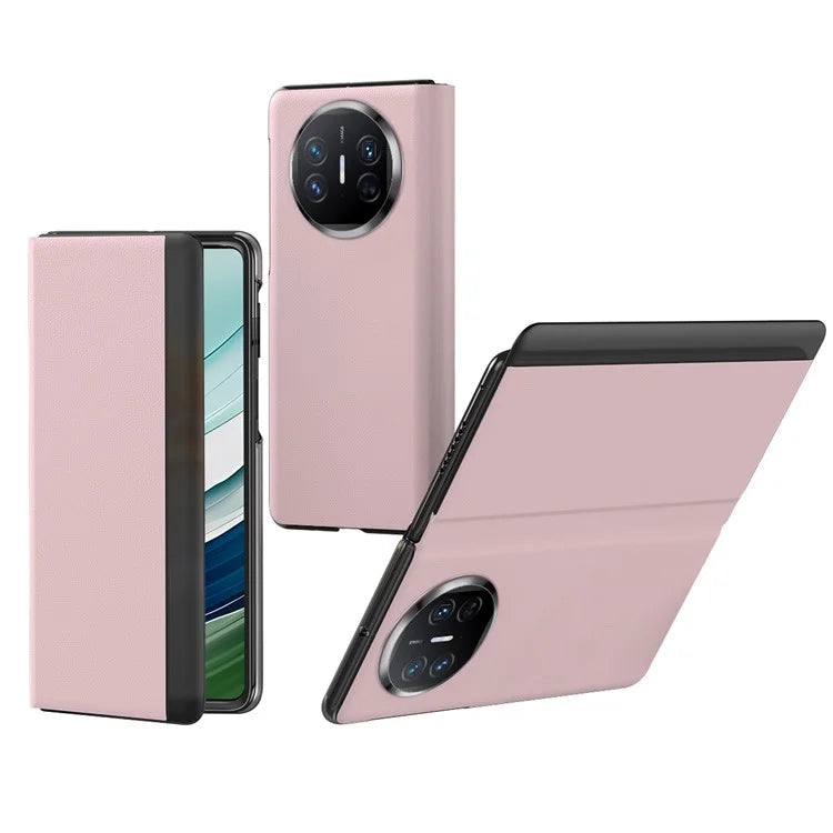 For Huawei Mate X5 Case View Window PU Leather Folding Phone Cover