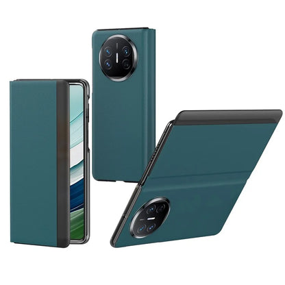 For Huawei Mate X5 Case View Window PU Leather Folding Phone Cover