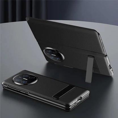 For Huawei Mate X5 Leather Case View Window Kickstand Phone Cover