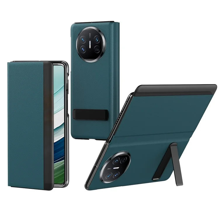 For Huawei Mate X5 Leather Case View Window Kickstand Phone Cover