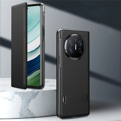 For Huawei Mate X5 Leather Case View Window Kickstand Phone Cover