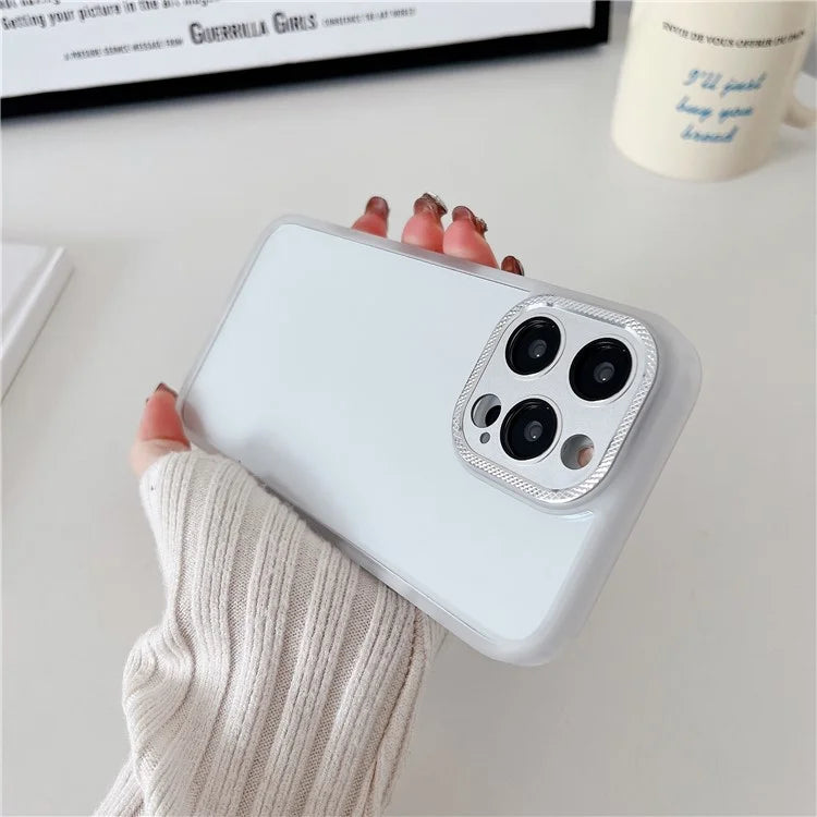 For iPhone 15 Pro Case TPU+PC Slim Cover Cellphone Protective Case