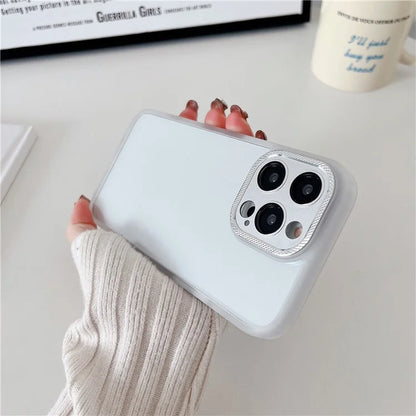 For iPhone 15 Pro Case TPU+PC Slim Cover Cellphone Protective Case