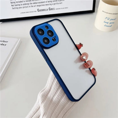 For iPhone 15 Pro Case TPU+PC Slim Cover Cellphone Protective Case