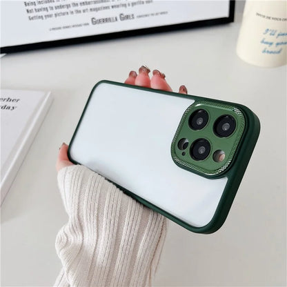 For iPhone 15 Pro Case TPU+PC Slim Cover Cellphone Protective Case