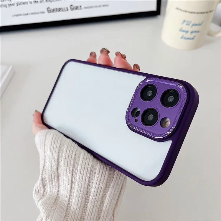 For iPhone 15 Pro Case TPU+PC Slim Cover Cellphone Protective Case
