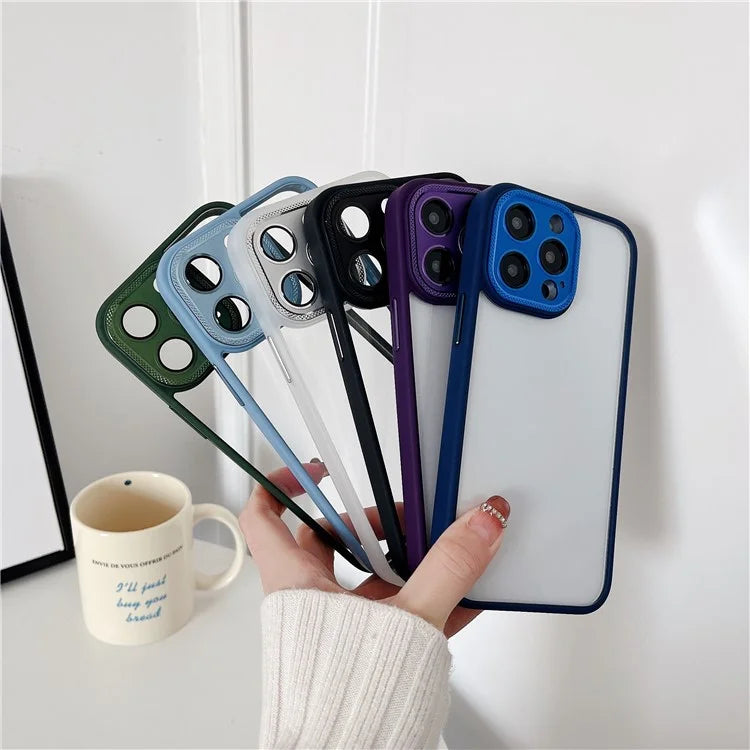 For iPhone 15 Pro Case TPU+PC Slim Cover Cellphone Protective Case