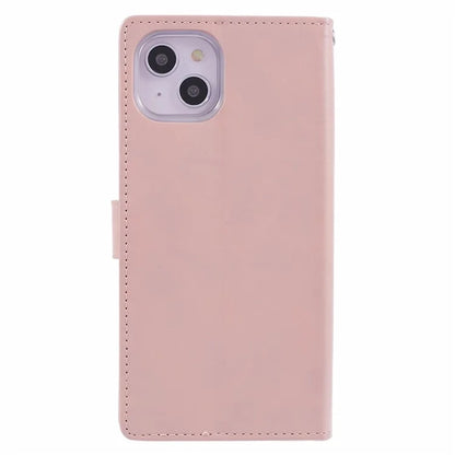 MERCURY GOOSPERY Blue Moon for iPhone 15 Plus Case PU Leather Cover Flip Shell