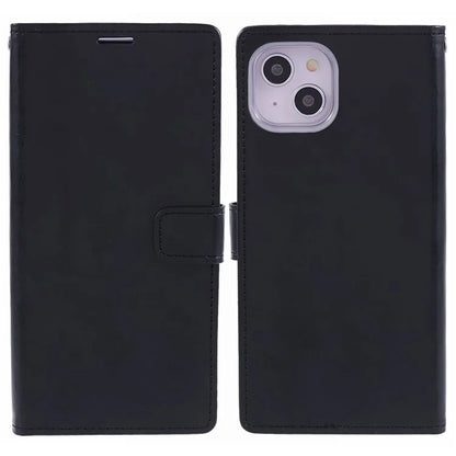 MERCURY GOOSPERY Blue Moon for iPhone 15 Plus Case PU Leather Cover Flip Shell