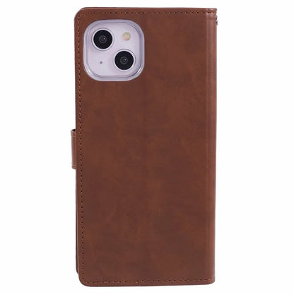 MERCURY GOOSPERY Blue Moon for iPhone 15 Plus Case PU Leather Cover Flip Shell