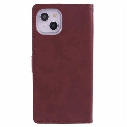 MERCURY GOOSPERY Blue Moon for iPhone 15 Plus Case PU Leather Cover Flip Shell