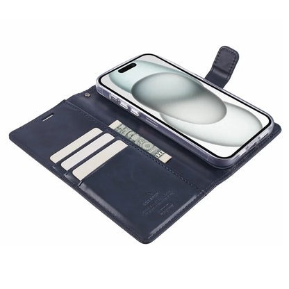 MERCURY GOOSPERY Blue Moon for iPhone 15 Case Drop Proof PU Leather Cover