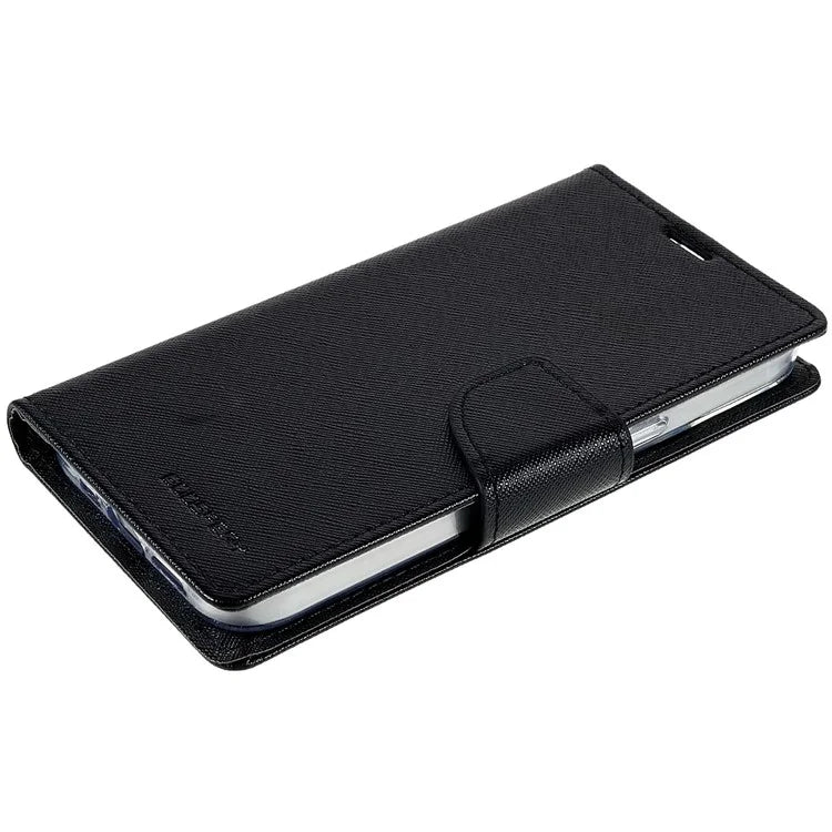 MERCURY GOOSPERY For iPhone 15 Plus Case Splicing Color Wallet Stand Leather Cover