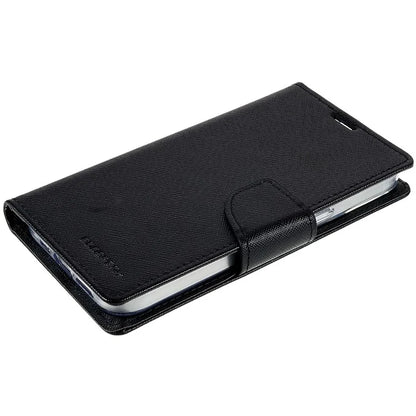 MERCURY GOOSPERY For iPhone 15 Plus Case Splicing Color Wallet Stand Leather Cover