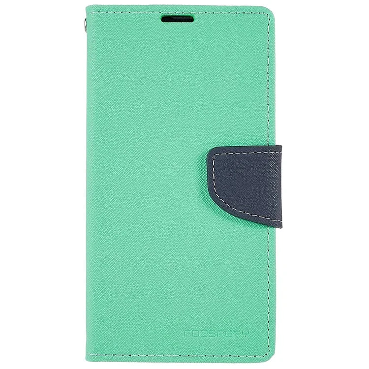 MERCURY GOOSPERY For iPhone 15 Plus Case Splicing Color Wallet Stand Leather Cover