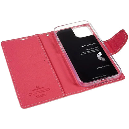 MERCURY GOOSPERY For iPhone 15 Plus Case Splicing Color Wallet Stand Leather Cover