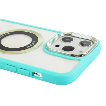 For iPhone 15 Pro Max Case TPU + Acrylic Clear Phone Cover with Lanyard