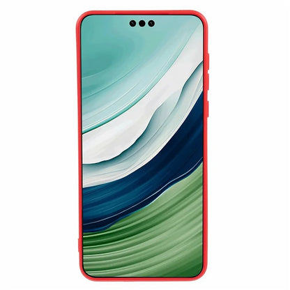 For Huawei Mate 60 Pro Case Fiber Lining Rubberized Anti-drop TPU Phone Cover