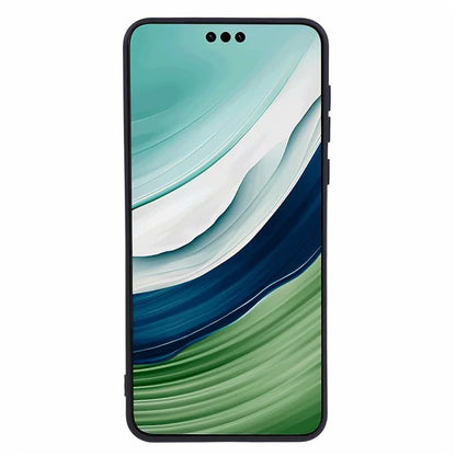For Huawei Mate 60 Pro Case Fiber Lining Rubberized Anti-drop TPU Phone Cover