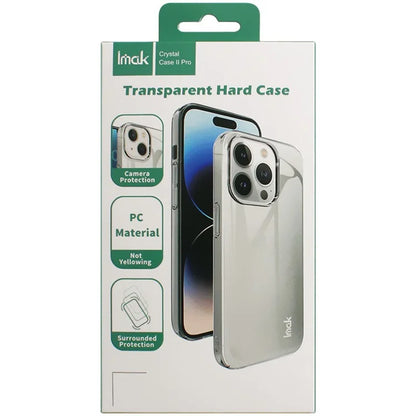 IMAK Crystal Case II Pro for iPhone 15 Case Hard PC Cover Anti-fall Phone Shell