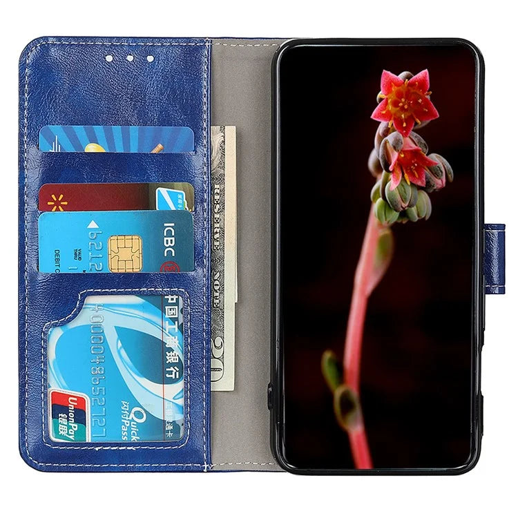 For Samsung Galaxy A15 4G Case Wallet Stand Shockproof Retro Texture PU Leather Phone Cover