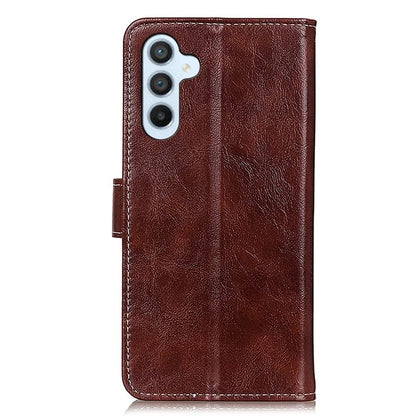 For Samsung Galaxy A15 4G Case Wallet Stand Shockproof Retro Texture PU Leather Phone Cover