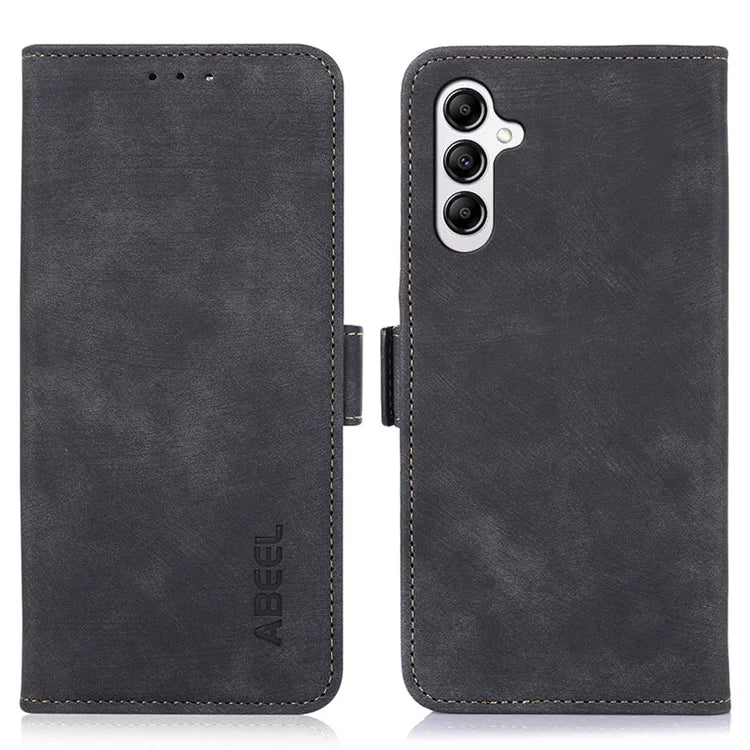 ABEEL For Samsung Galaxy A15 4G Case Wallet Retro Texture PU Leather Phone Stand Cover