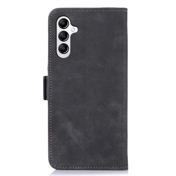 ABEEL For Samsung Galaxy A15 4G Case Wallet Retro Texture PU Leather Phone Stand Cover