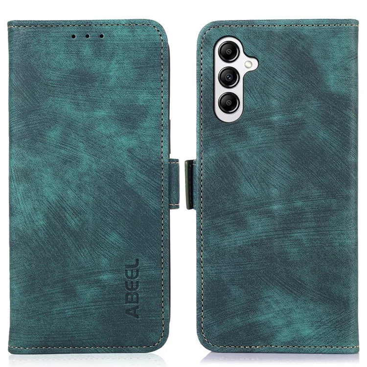 ABEEL For Samsung Galaxy A15 4G Case Wallet Retro Texture PU Leather Phone Stand Cover
