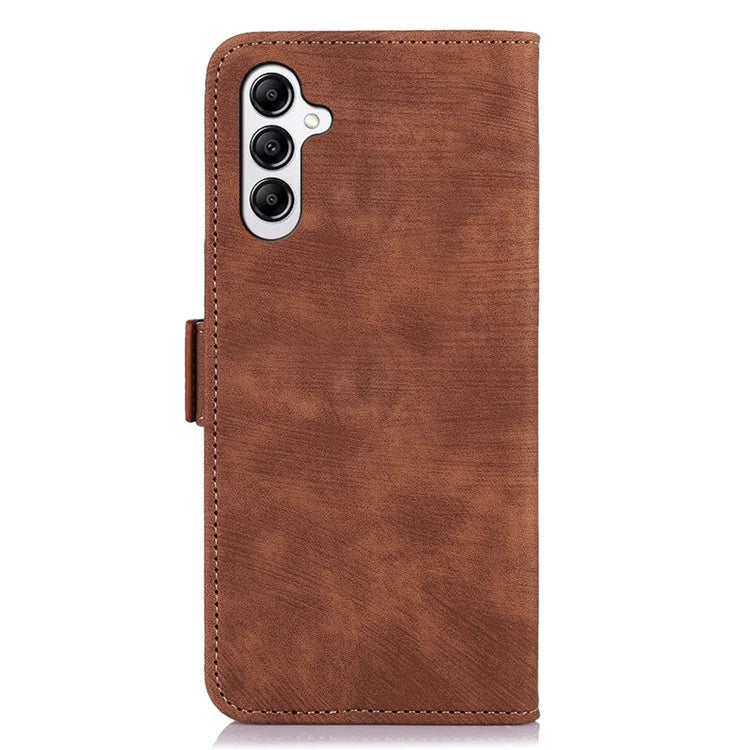 ABEEL For Samsung Galaxy A15 4G Case Wallet Retro Texture PU Leather Phone Stand Cover